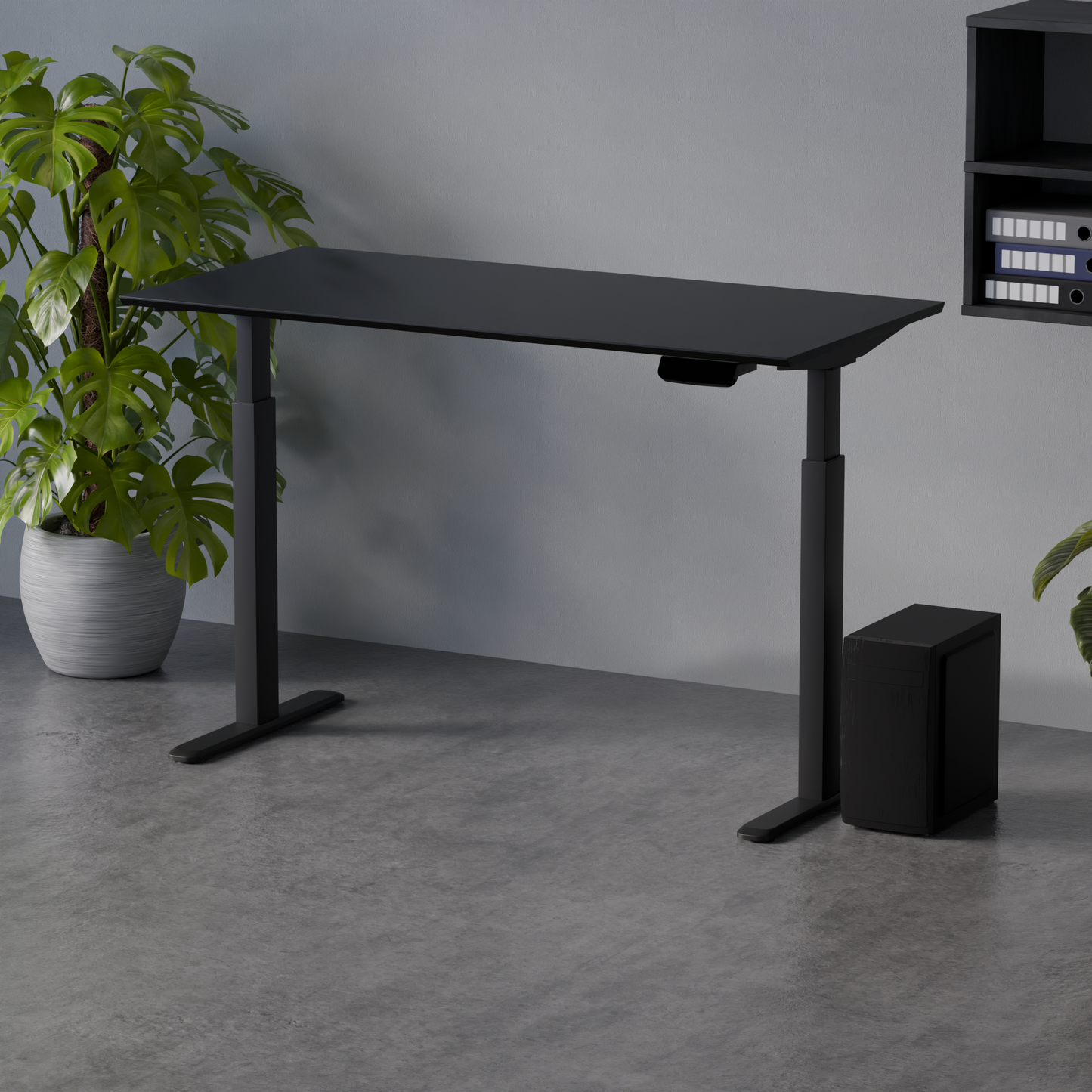 Biroja galds Conti Pro 60/140 cm melns - N1 Home