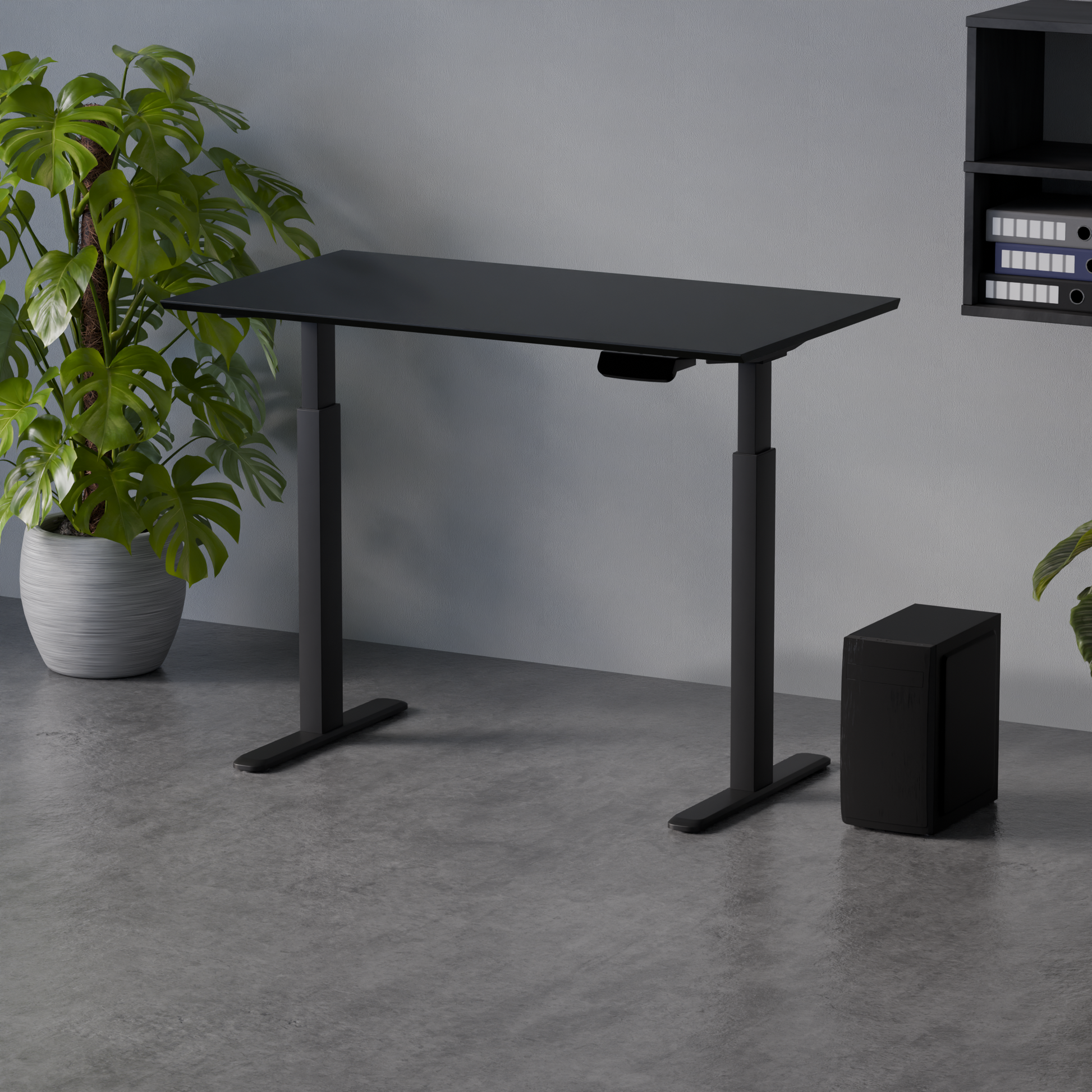 Biroja galds Conti Pro 60/120 cm melns - N1 Home