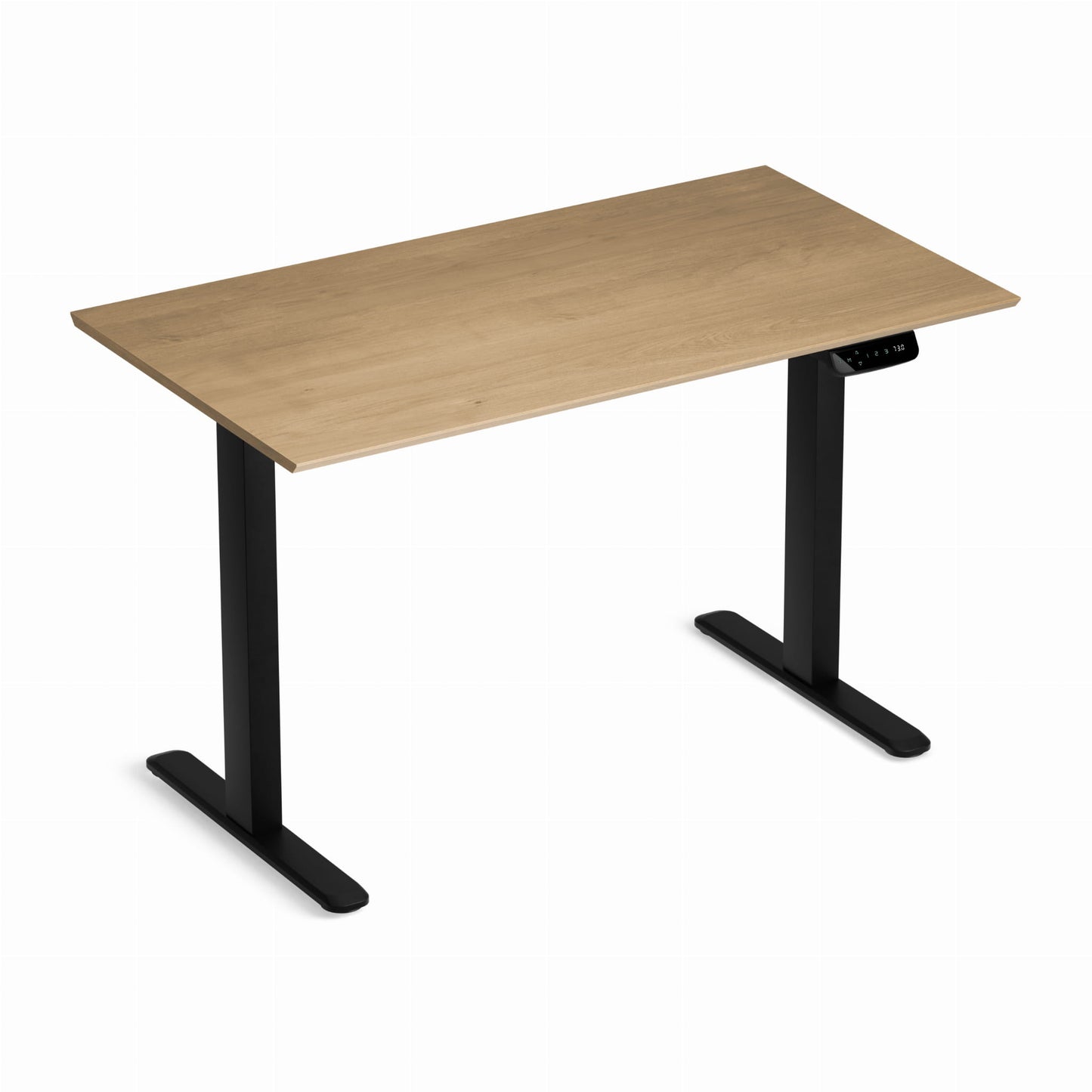 Biroja galds Conti Pro 60/120 cm melns/Hamiltom ozols - N1 Home