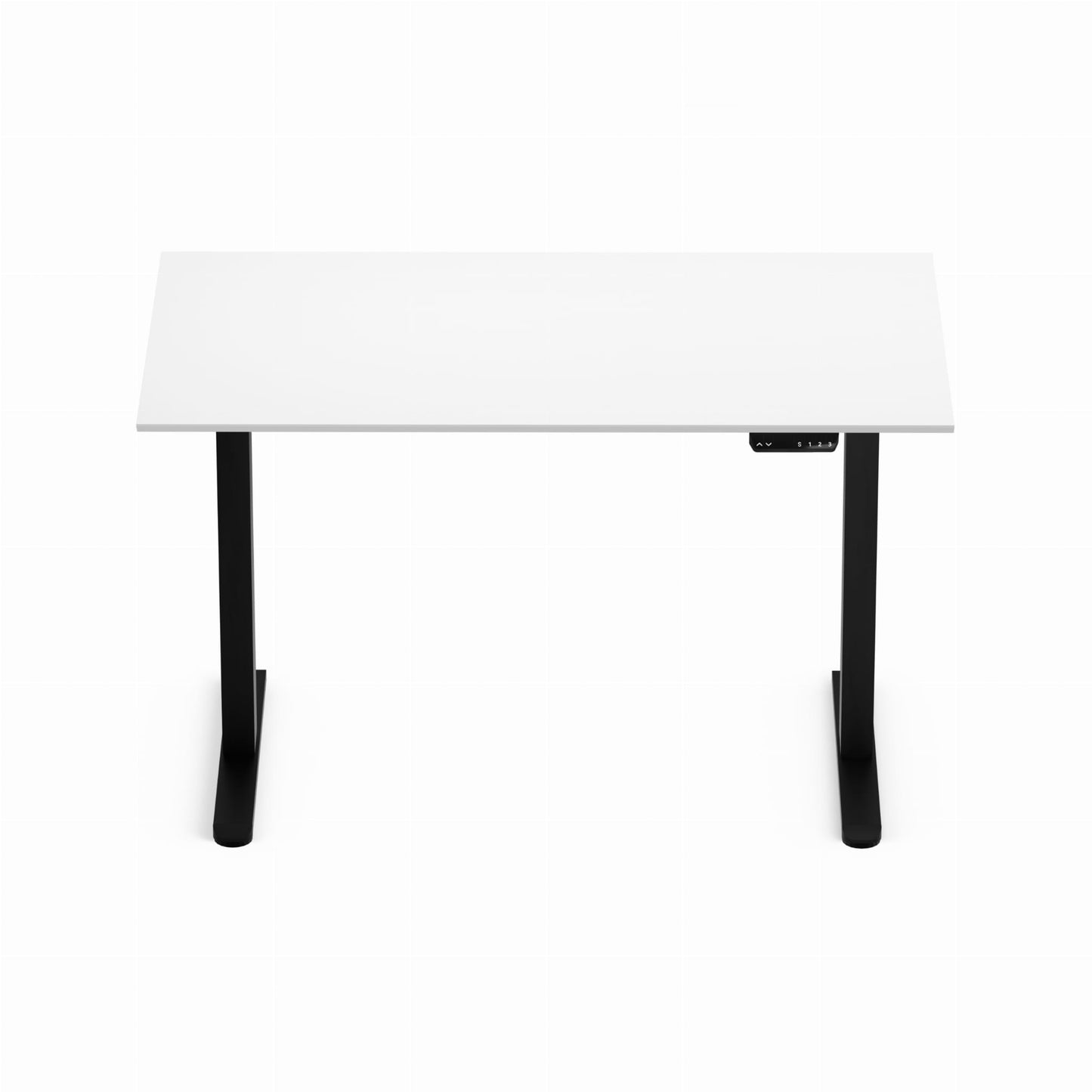 Biroja galds Flo 67/120 cm balts/melns - N1 Home