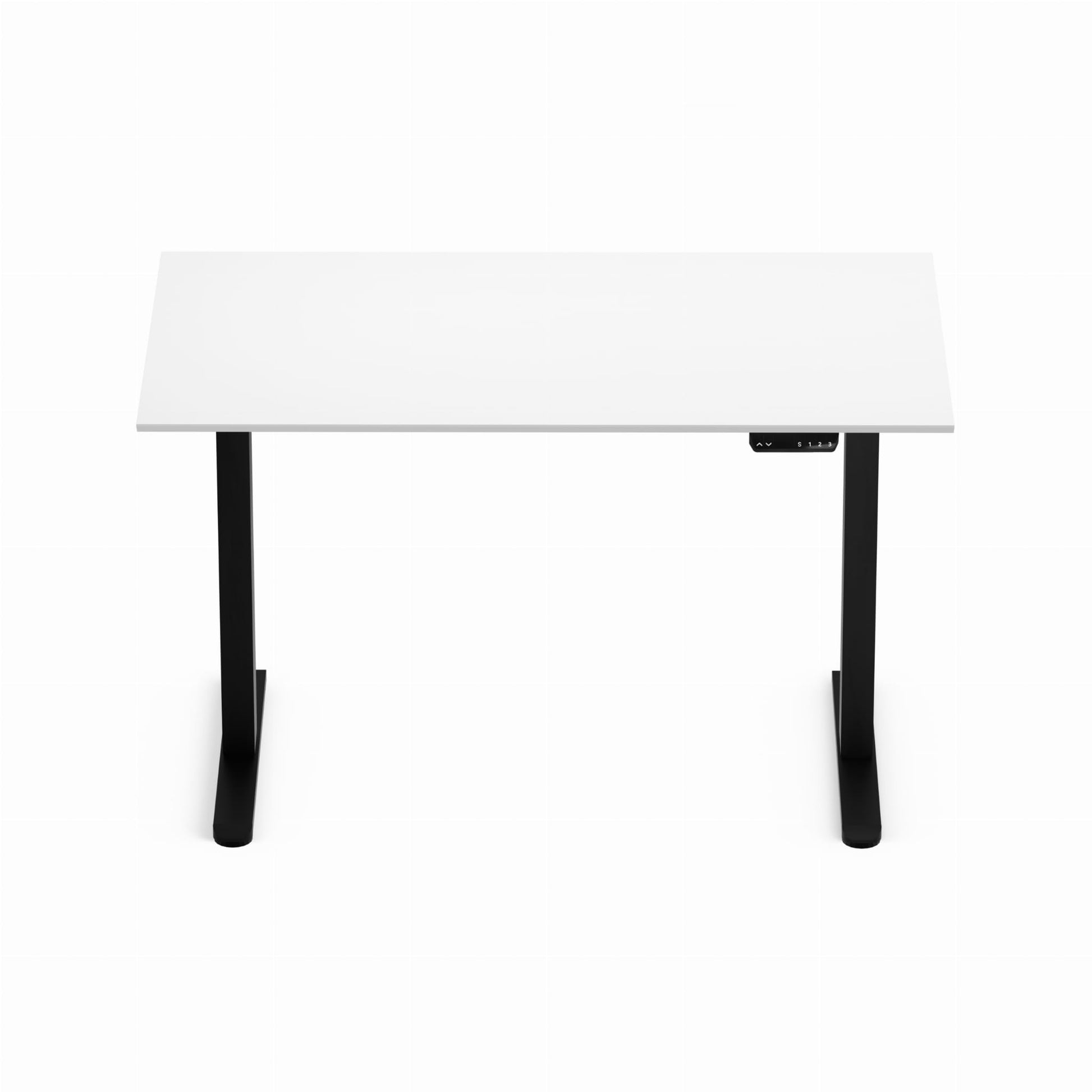 Biroja galds Flo 67/120 cm balts/melns - N1 Home