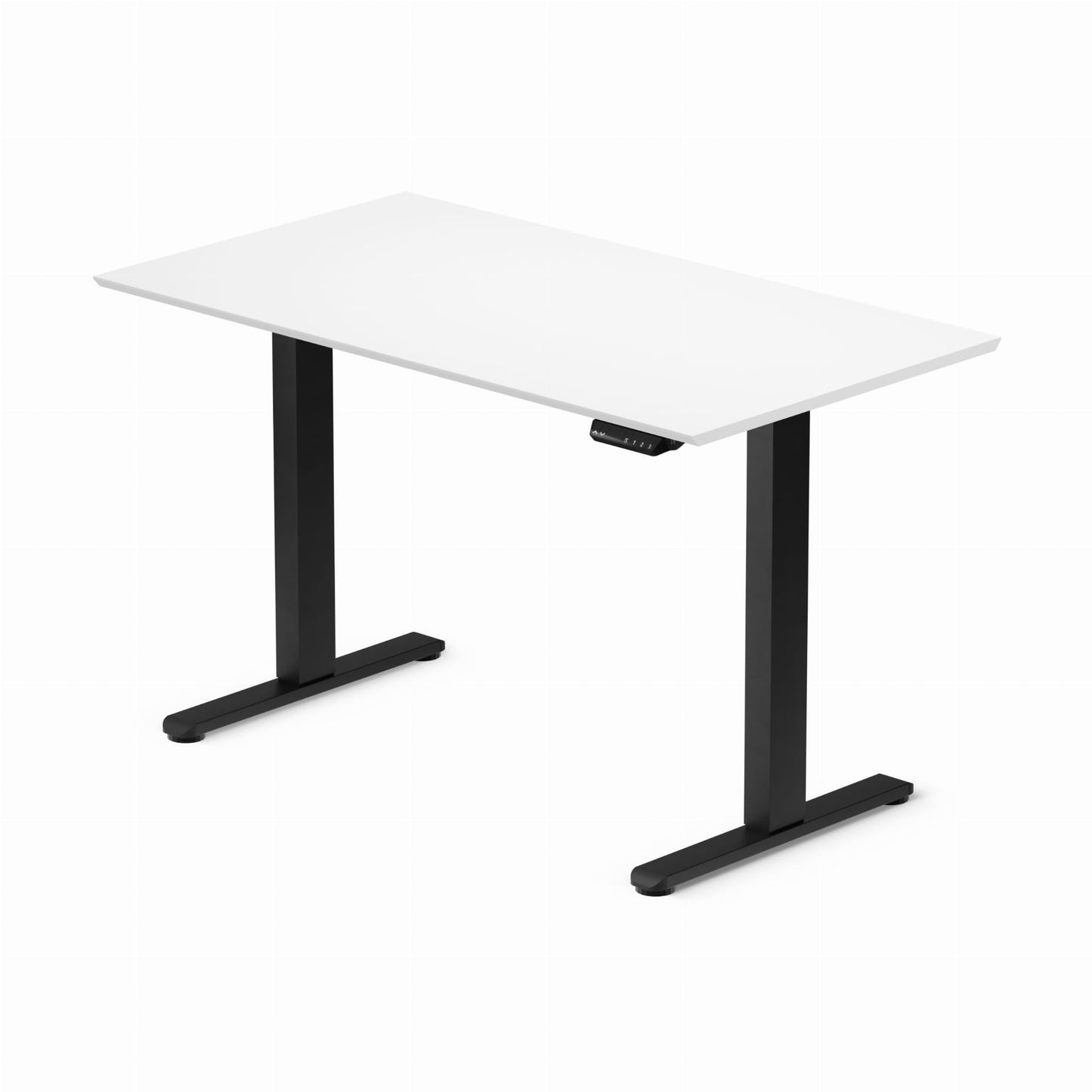 Biroja galds Flo 67/120 cm balts/melns - N1 Home