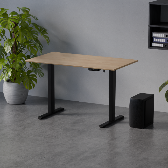 Biroja galds Flo 67/120 cm Halilton ozols - N1 Home