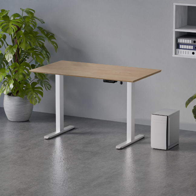 Biroja galds Flo 67/120 cm Hamilton ozols - N1 Home