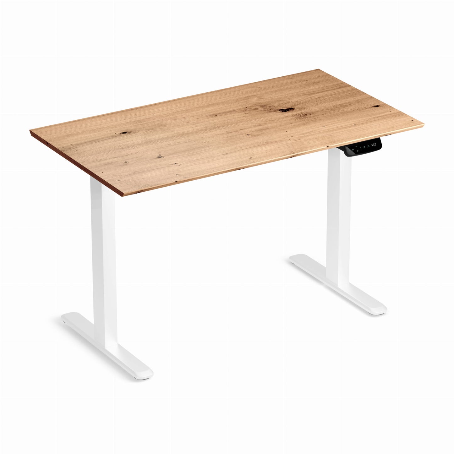 Biroja galds Conti Pro 60/120 cm balts/Artizan ozols - N1 Home