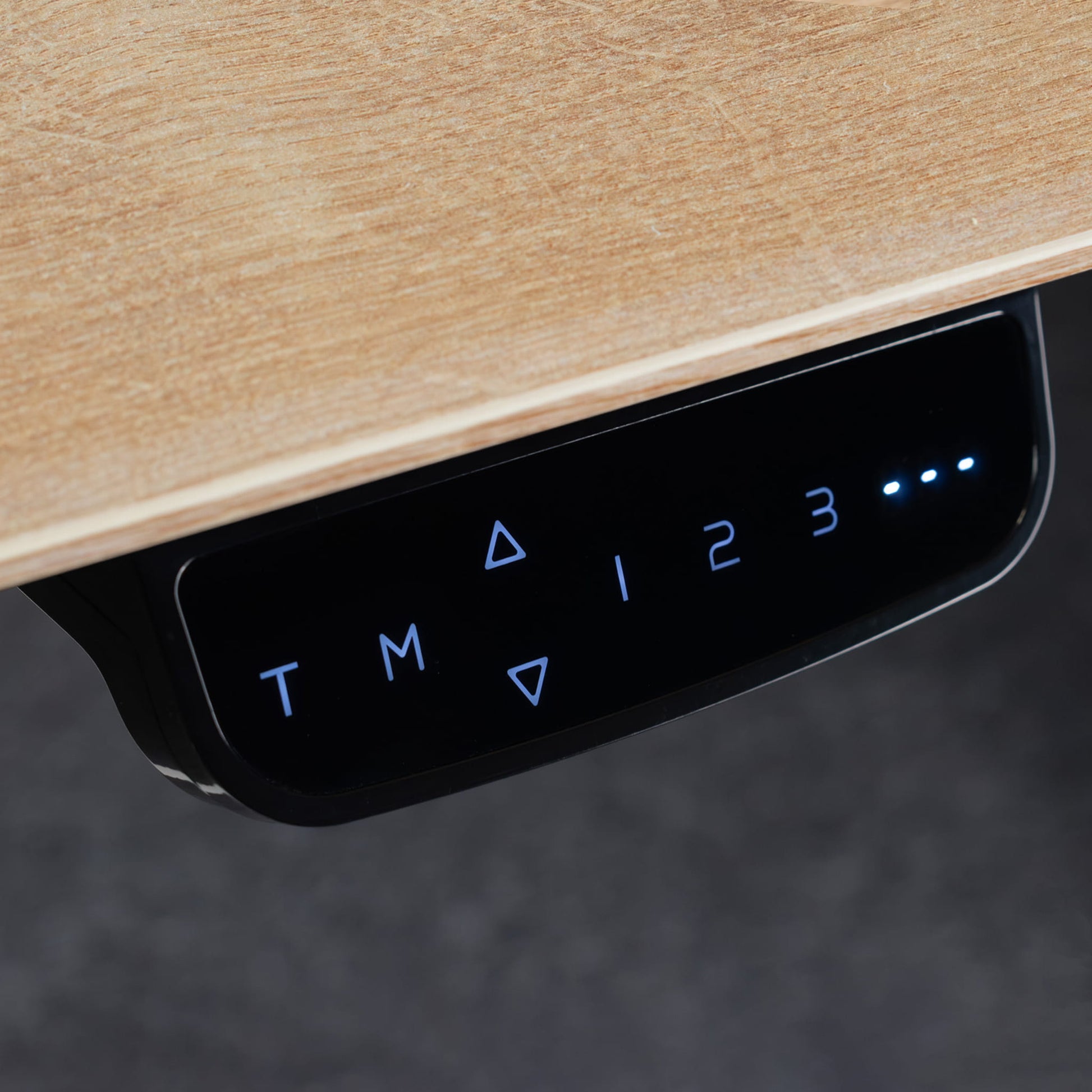 Biroja galds Conti Pro 60/120 cm balts/Hamilton ozols - N1 Home