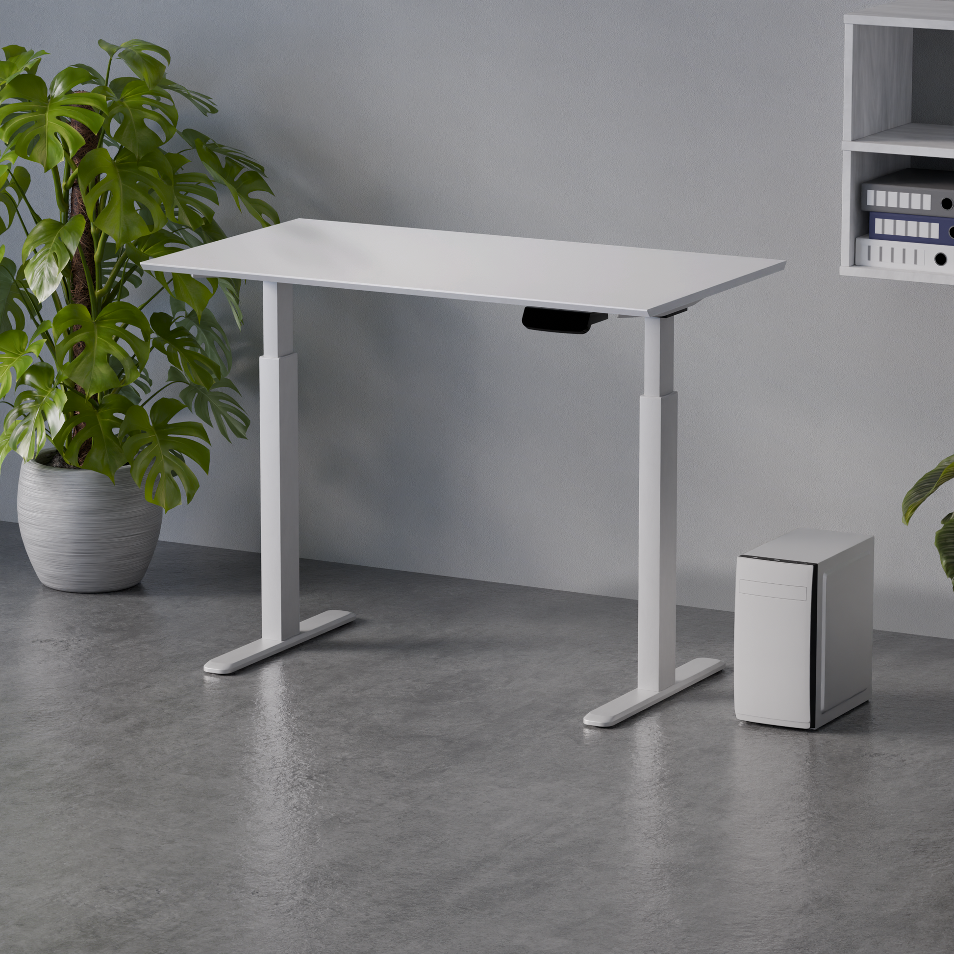 Biroja galds Conti Pro 60/120 cm balts - N1 Home