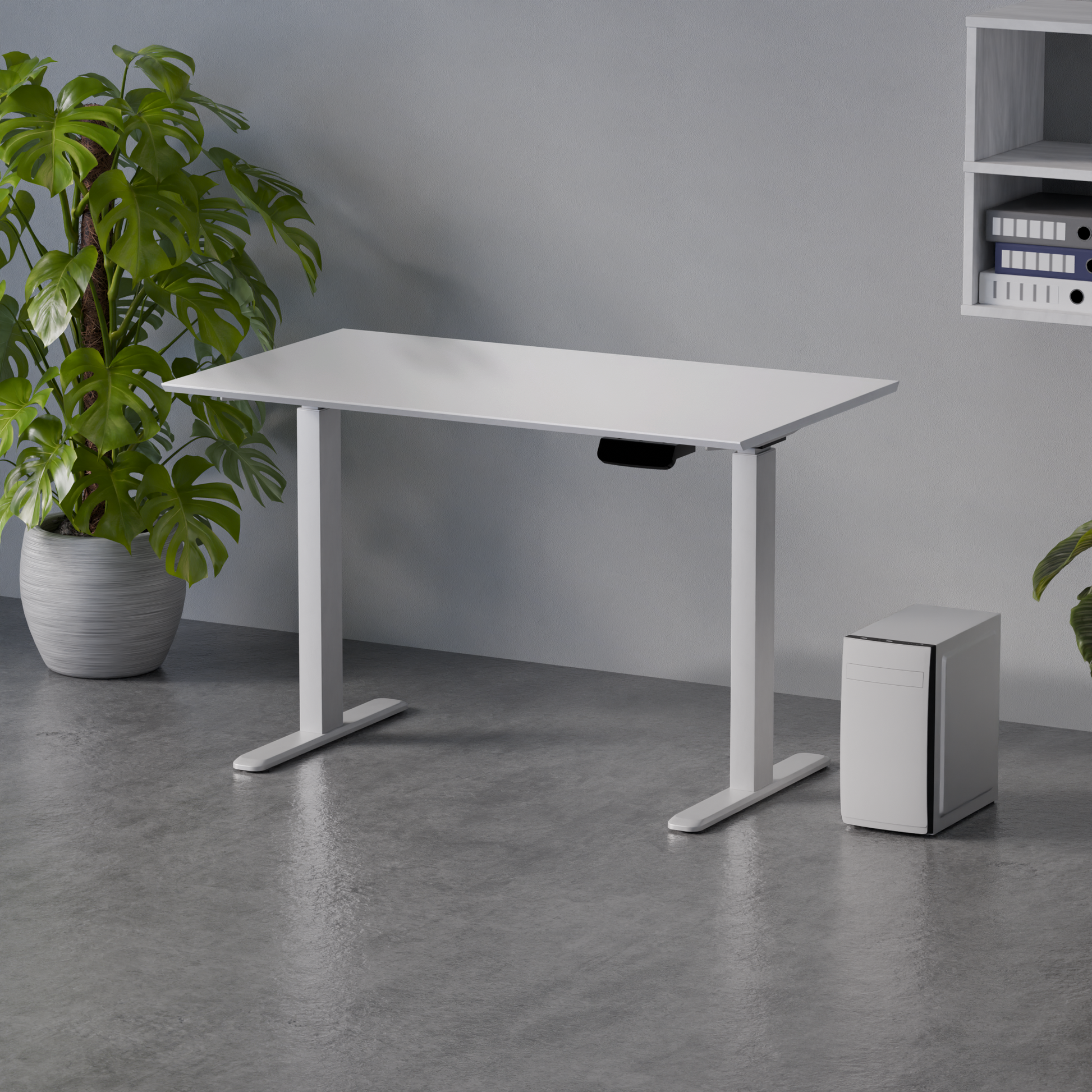 Biroja galds Conti Pro 60/120 cm balts - N1 Home