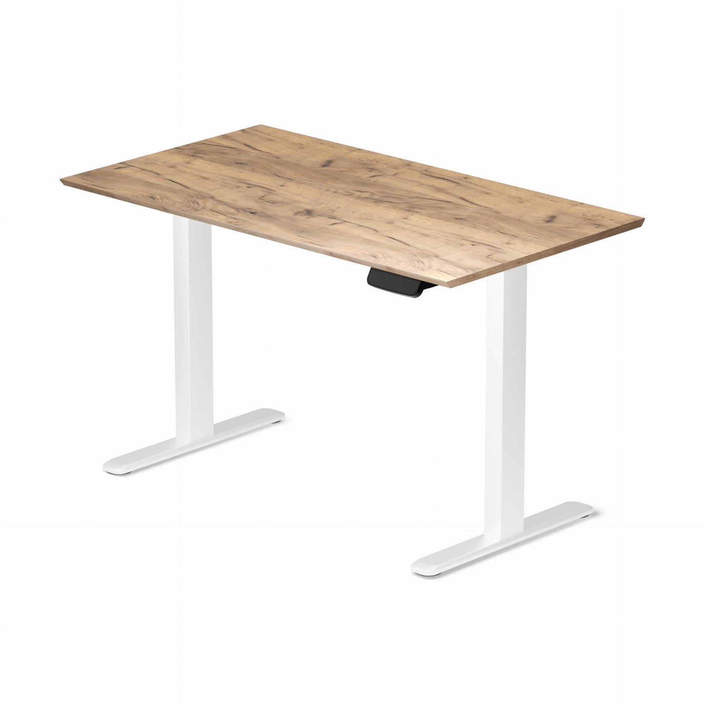 Biroja galds Conti Pro 60/120 cm balts/Kraft zelts - N1 Home