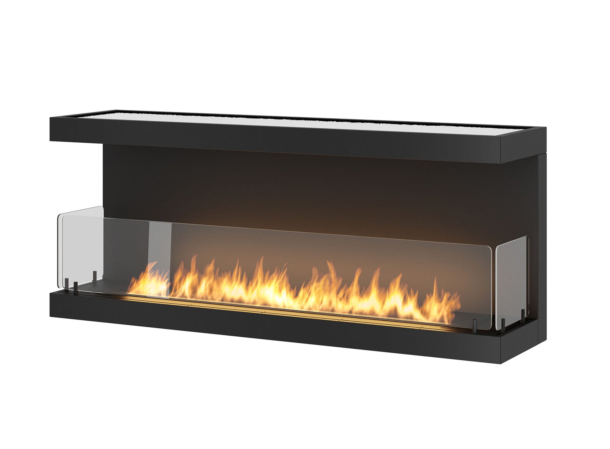 Biokamīns INSI C 3. versijas 100/50/30; 120/50/30 cm melns - N1 Home