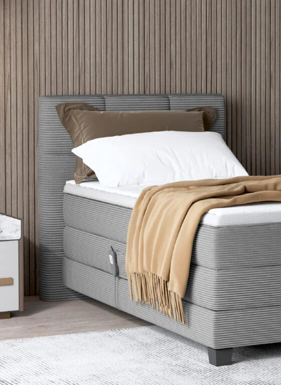 Gulta Carli 100/120/140/160/180 x 200 cm pelēks - N1 Home