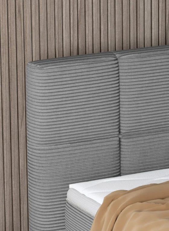 Gulta Carli 100/120/140/160/180 x 200 cm pelēks - N1 Home