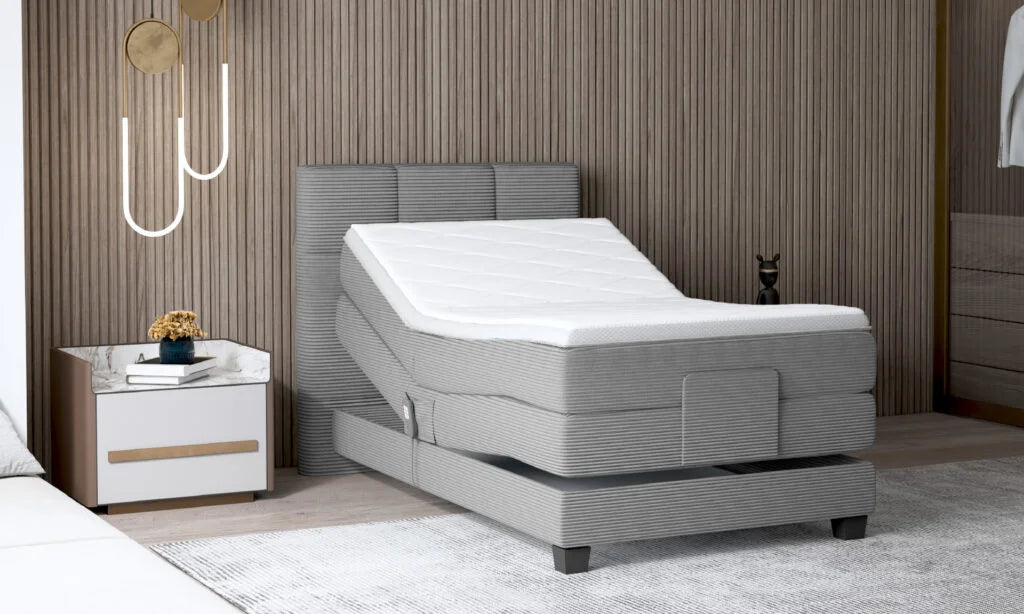 Gulta Carli 100/120/140/160/180 x 200 cm pelēks - N1 Home