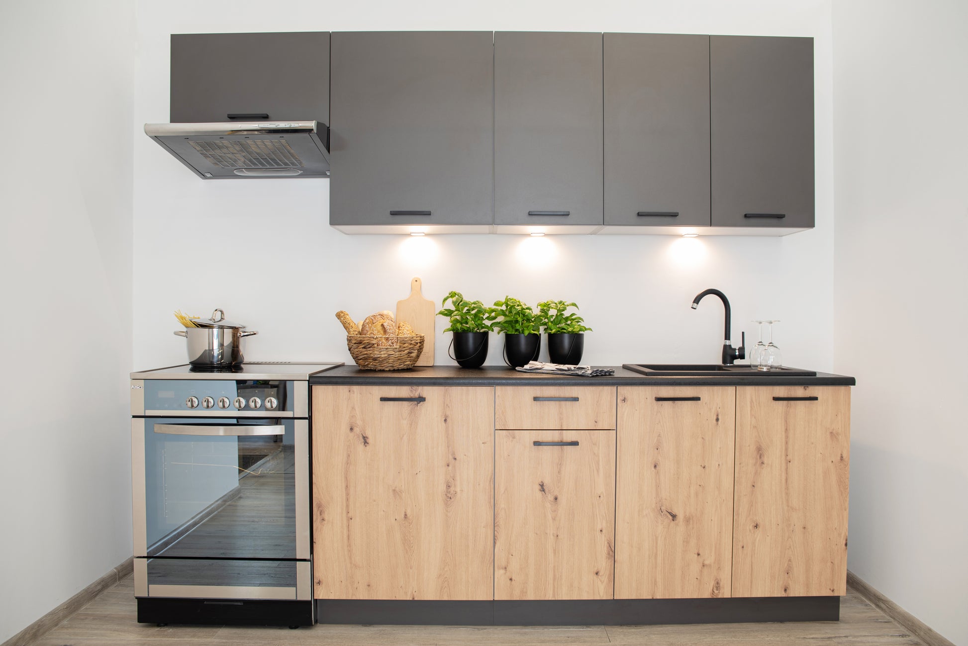 Virtuve KAIRA 180/240 cm artisan ozols - N1 Home