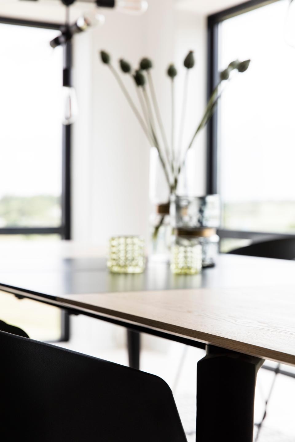 CO taisnstūra pusdienu galds PU lakots ozola finieris 200x100x74,8 cm