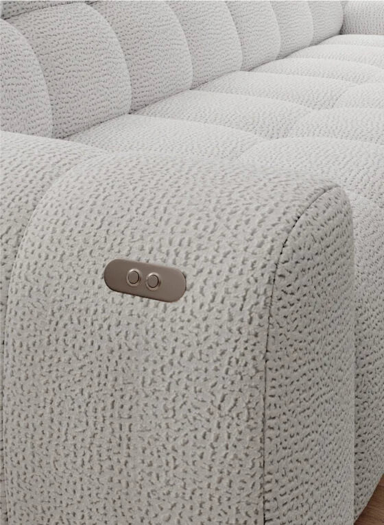 Dīvāns Cooku XL 366/207/86 cm balts - N1 Home