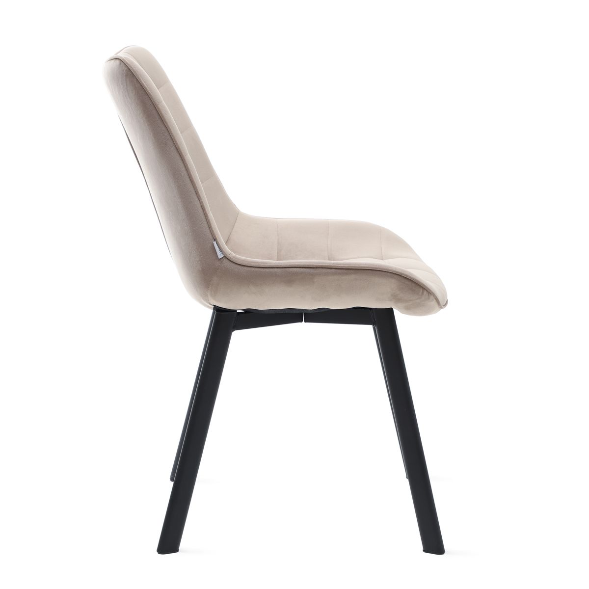 COLIN bēšs samta krēsls 53x51x83 cm