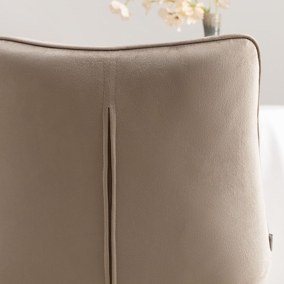 COLIN bēšs samta krēsls 53x51x83 cm