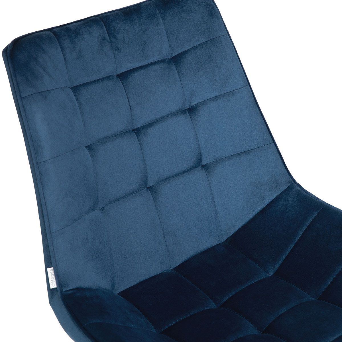 COLIN velūra krēsls tumši zils 53x61x88 cm