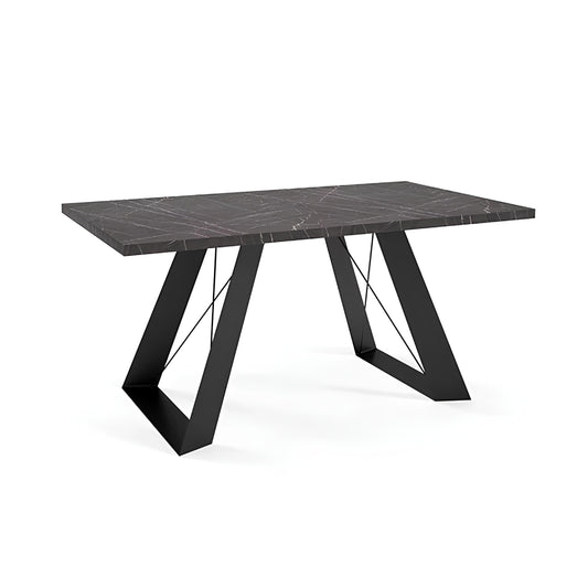 Galds Korsika 140/80/76 cm; 160/90/76 cm Black Pietra Grigia