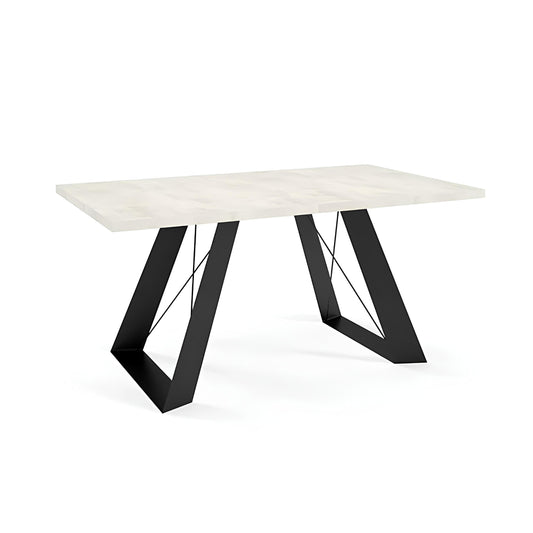 Galds Korsika 140/80/76 cm; 160/90/76 cm White Chromix