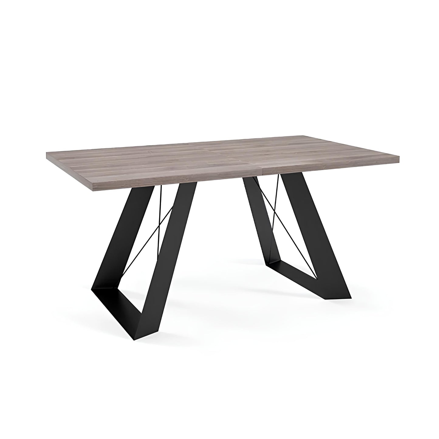 Galds Korsika 140/80/76 cm; 160/90/76 cm Anthracite Sherman Oak