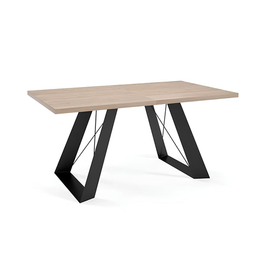 Galds Korsika 140/80/76 cm; 160/90/76 cm Truffle Brown Davos Oak