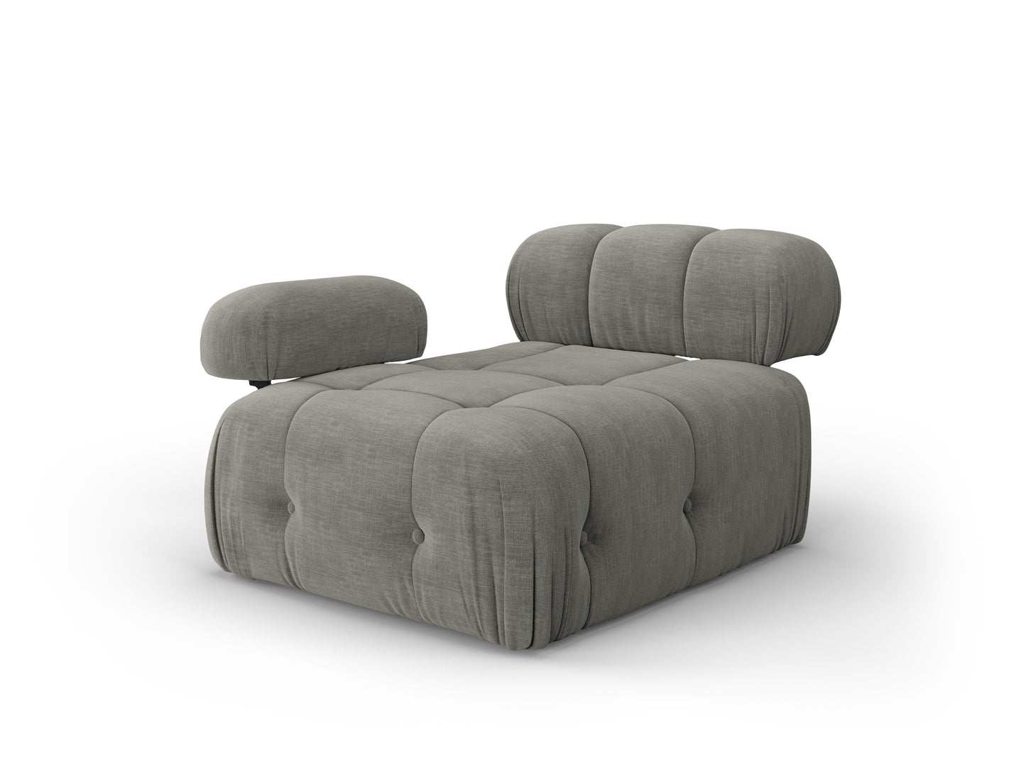 Sofa - krēsls Cosmopolitan Design  Ferento 96x96x71 cm pelēks - N1 Home