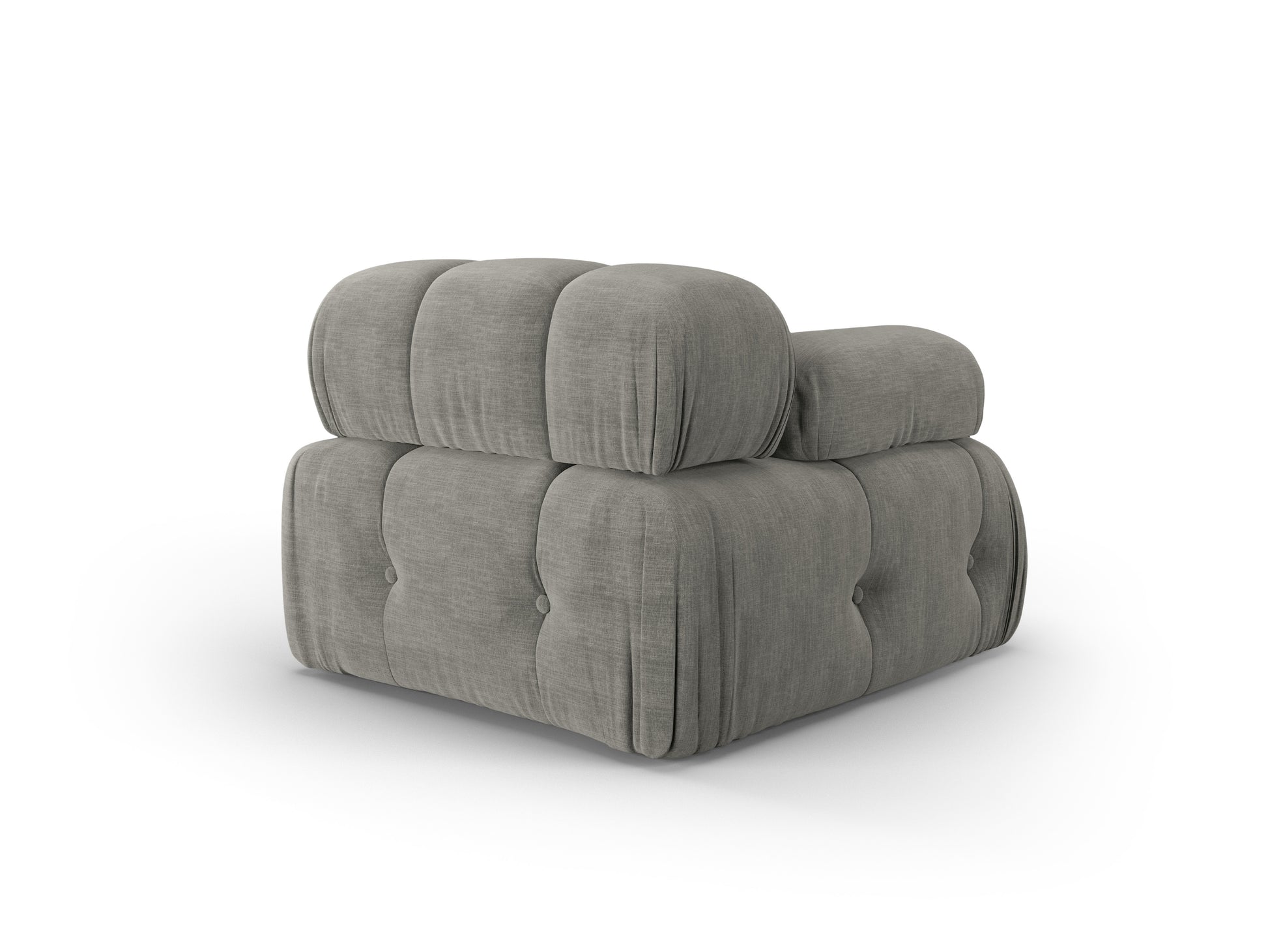 Sofa - krēsls Cosmopolitan Design  Ferento 96x96x71 cm pelēks - N1 Home