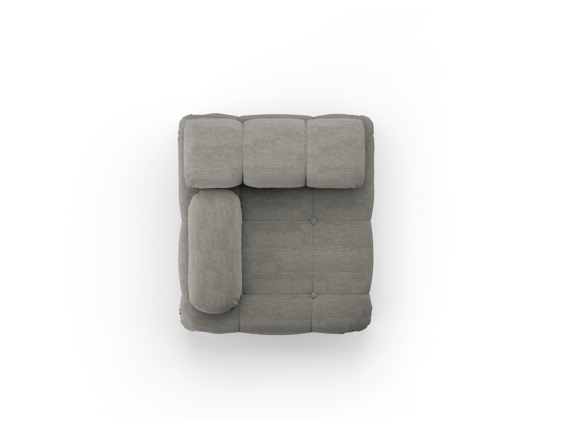 Sofa - krēsls Cosmopolitan Design  Ferento 96x96x71 cm pelēks - N1 Home