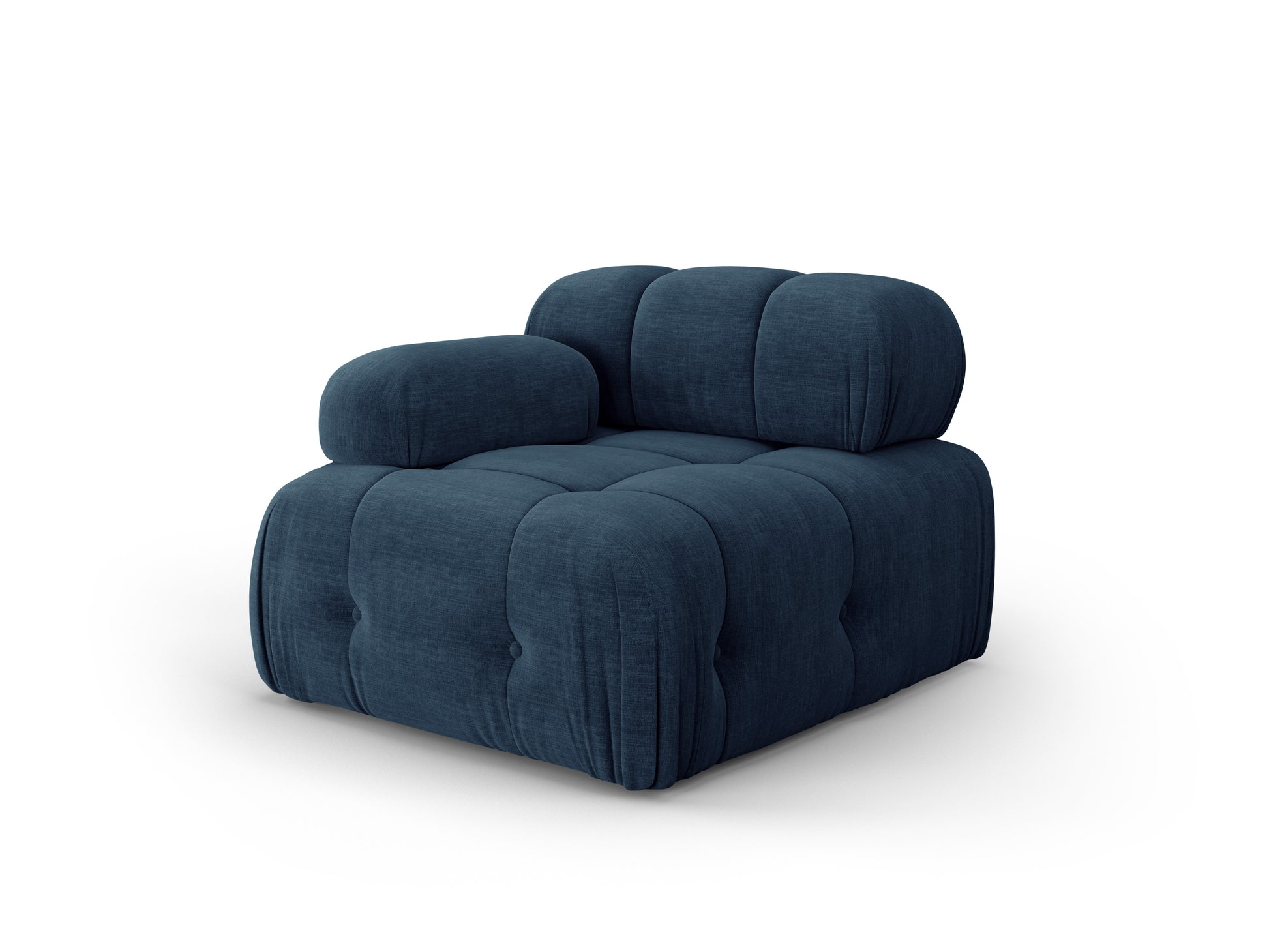 Sofa - krēsls Cosmopolitan Design  Ferento 96x96x71 cm tumši zils - N1 Home