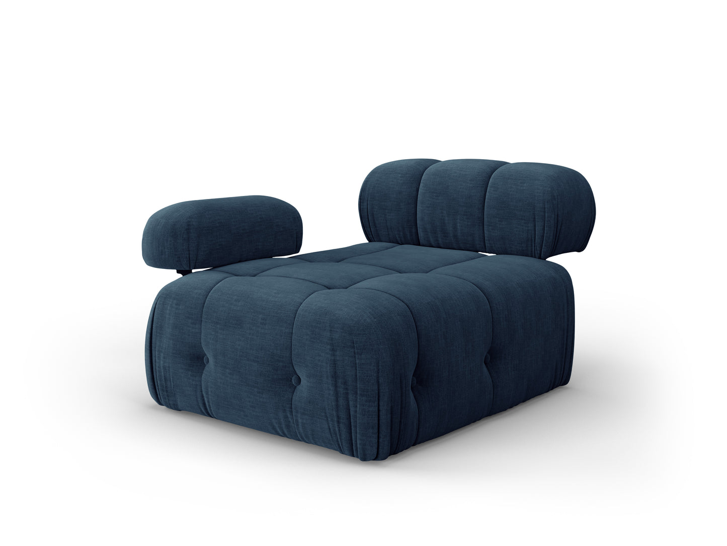 Sofa - krēsls Cosmopolitan Design  Ferento 96x96x71 cm tumši zils - N1 Home