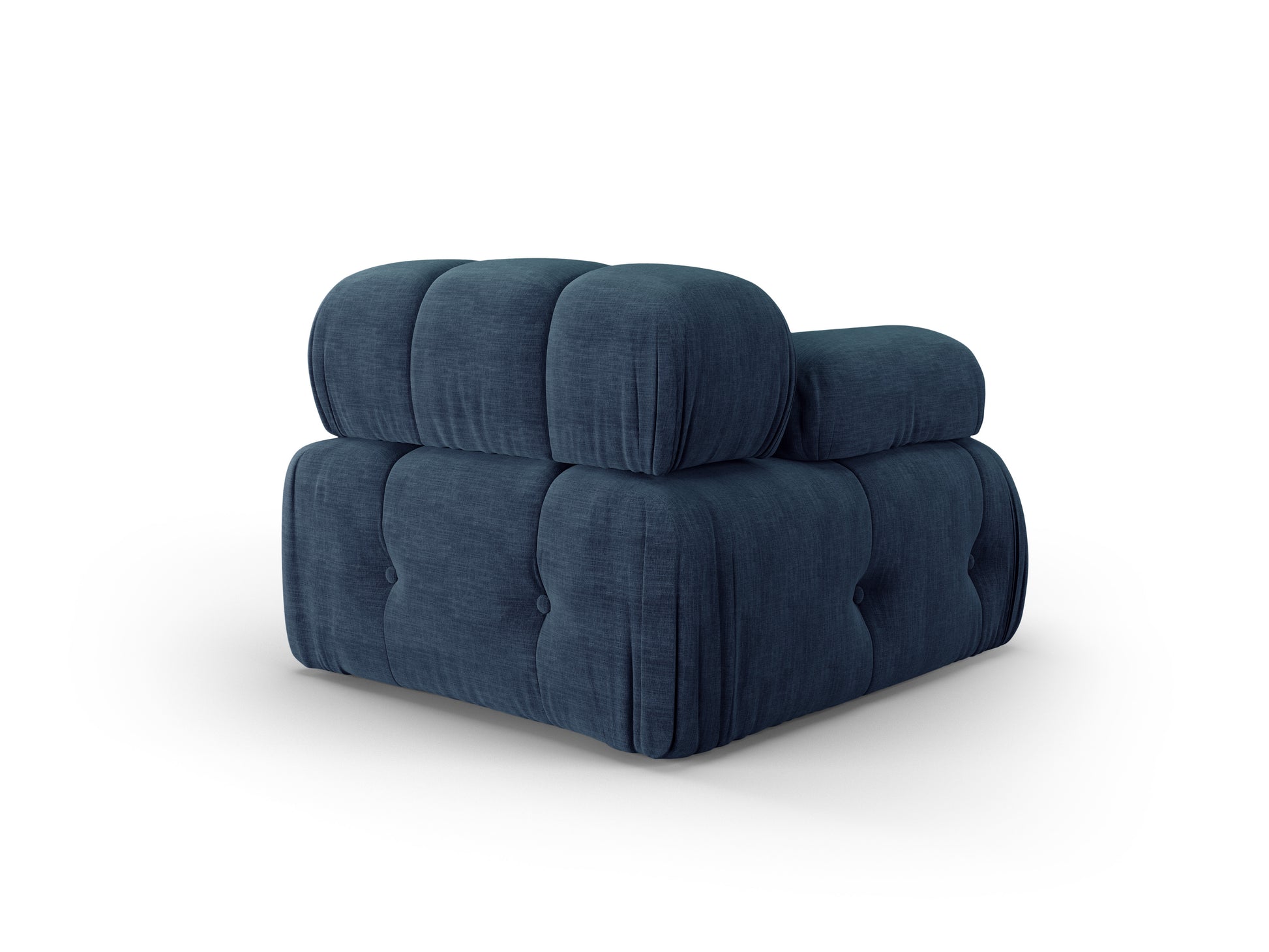 Sofa - krēsls Cosmopolitan Design  Ferento 96x96x71 cm tumši zils - N1 Home