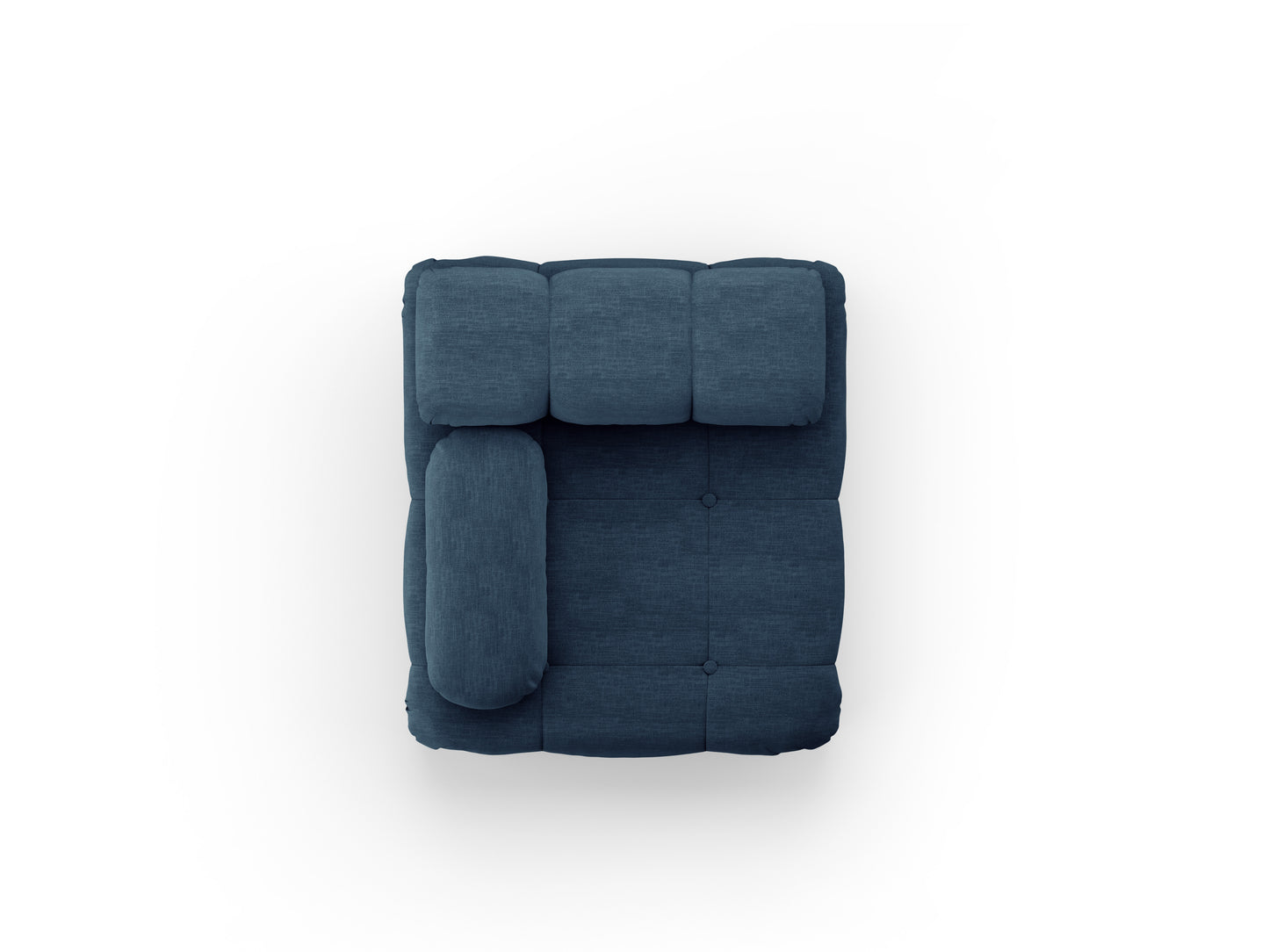 Sofa - krēsls Cosmopolitan Design  Ferento 96x96x71 cm tumši zils - N1 Home