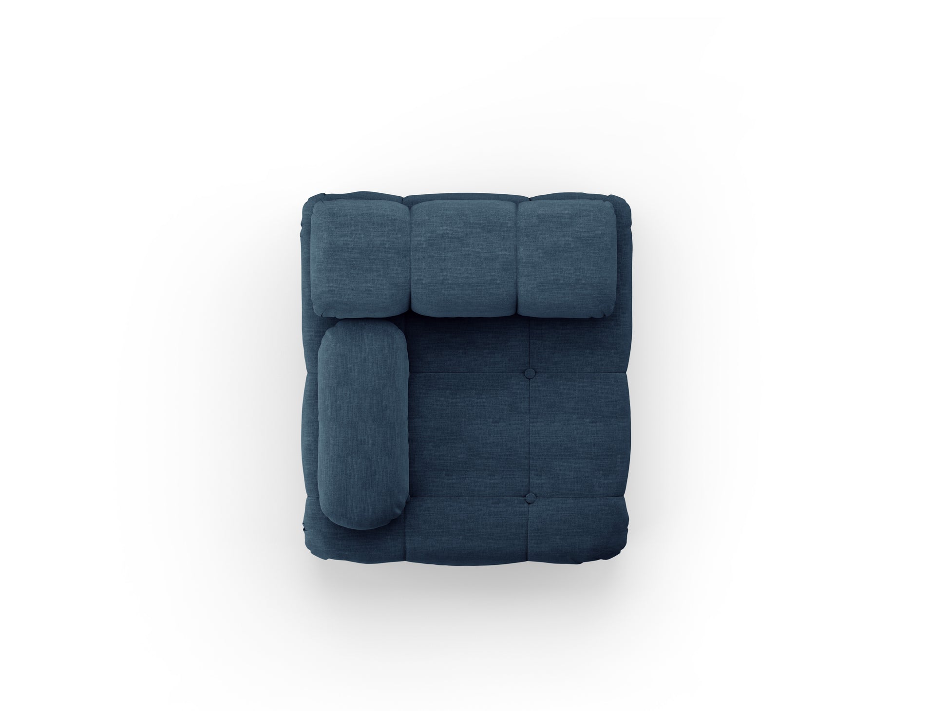 Sofa - krēsls Cosmopolitan Design  Ferento 96x96x71 cm tumši zils - N1 Home