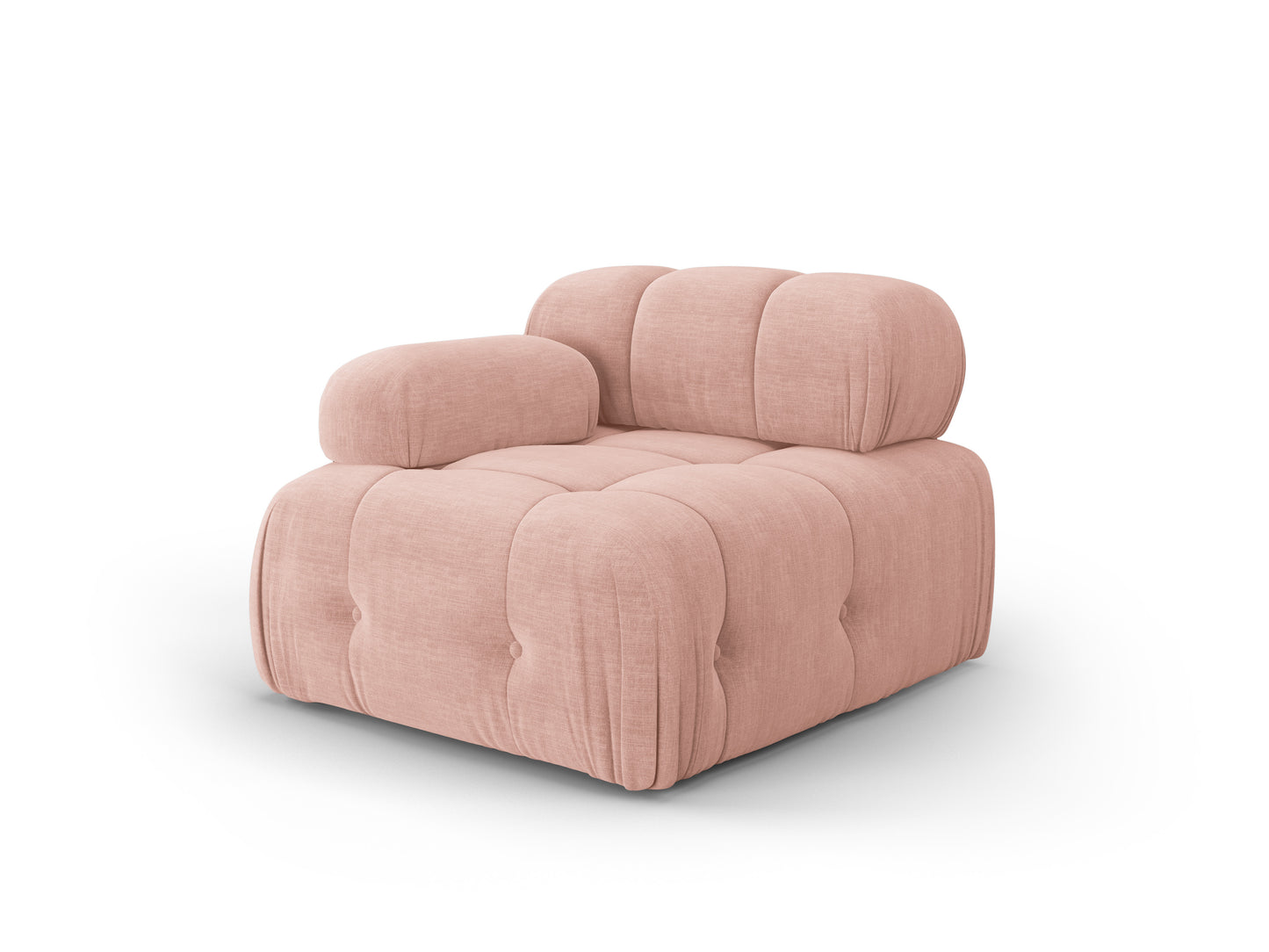 Sofa - krēsls Cosmopolitan Design  Ferento 96x96x71 cm rozā - N1 Home