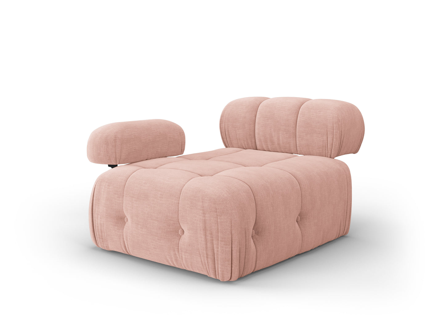 Sofa - krēsls Cosmopolitan Design  Ferento 96x96x71 cm rozā - N1 Home