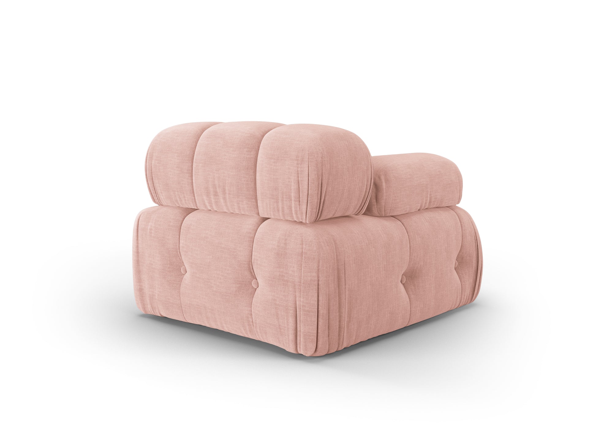 Sofa - krēsls Cosmopolitan Design  Ferento 96x96x71 cm rozā - N1 Home
