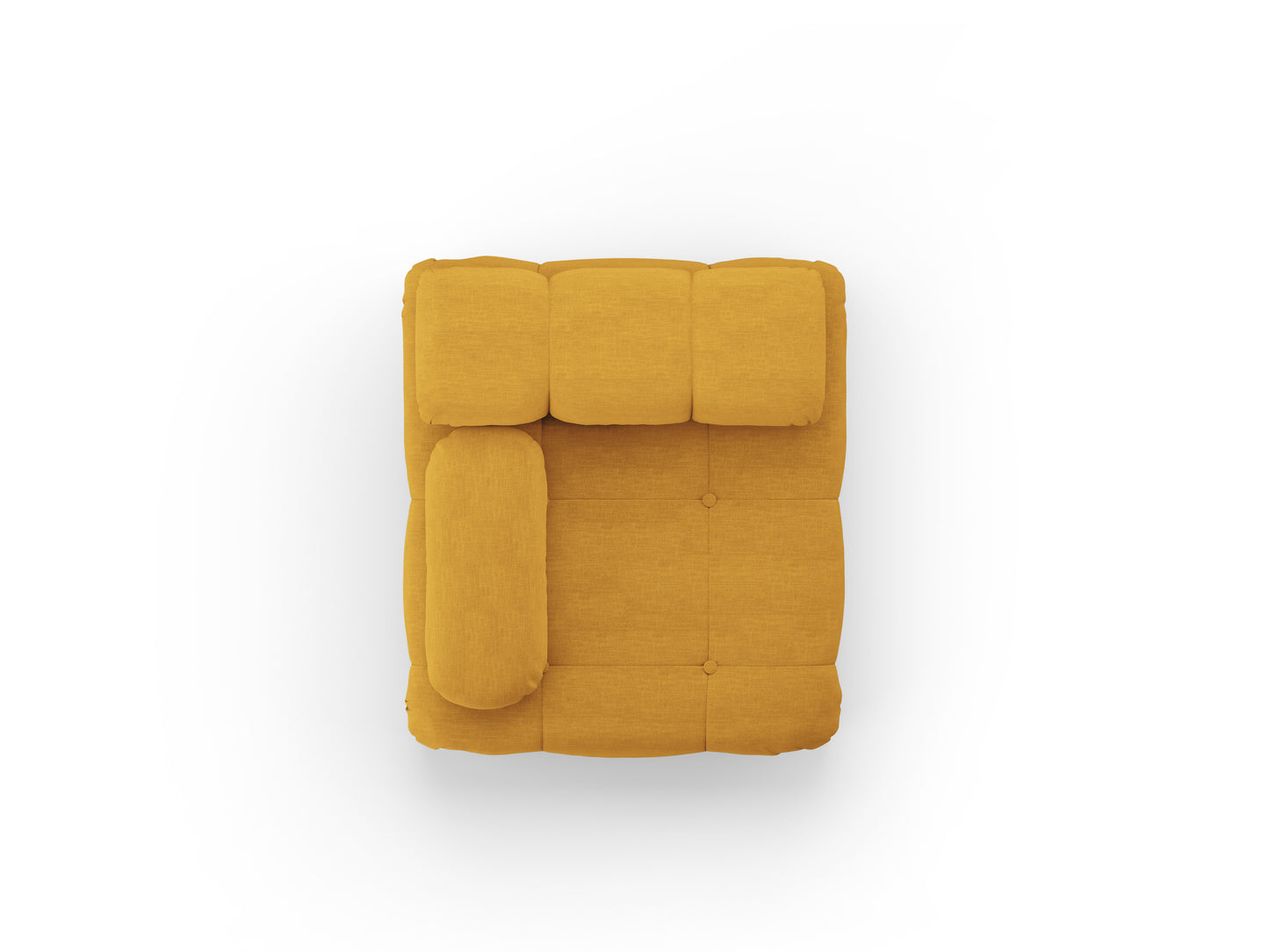 Sofa - krēsls Cosmopolitan Design  Ferento 96x96x71 cm sinepes - N1 Home