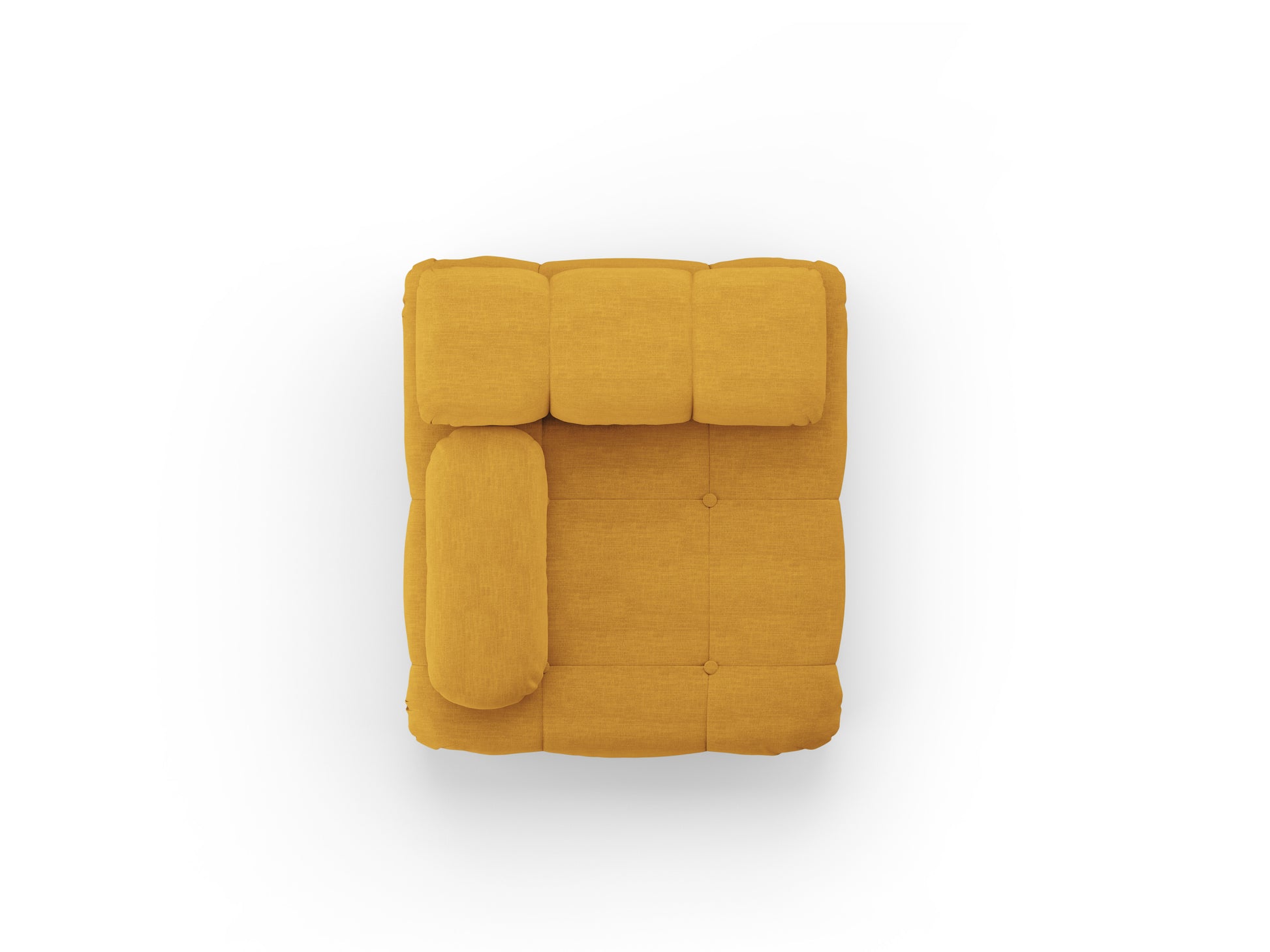 Sofa - krēsls Cosmopolitan Design  Ferento 96x96x71 cm sinepes - N1 Home