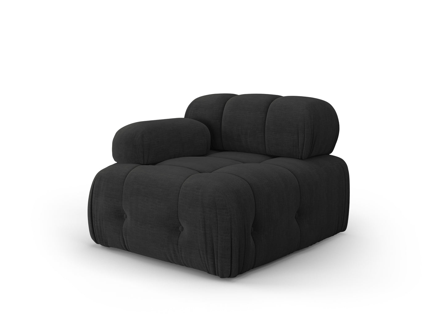 Sofa - krēsls Cosmopolitan Design  Ferento 96x96x71 cm melns - N1 Home