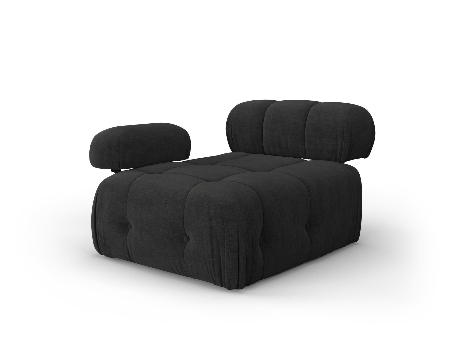 Sofa - krēsls Cosmopolitan Design  Ferento 96x96x71 cm melns - N1 Home