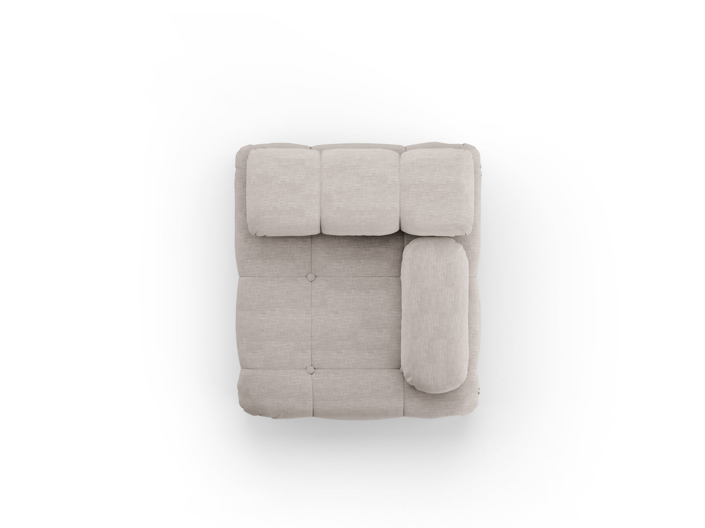Sofa - krēsls Cosmopolitan Design  Ferento 96x96x71 cm bēšs - N1 Home