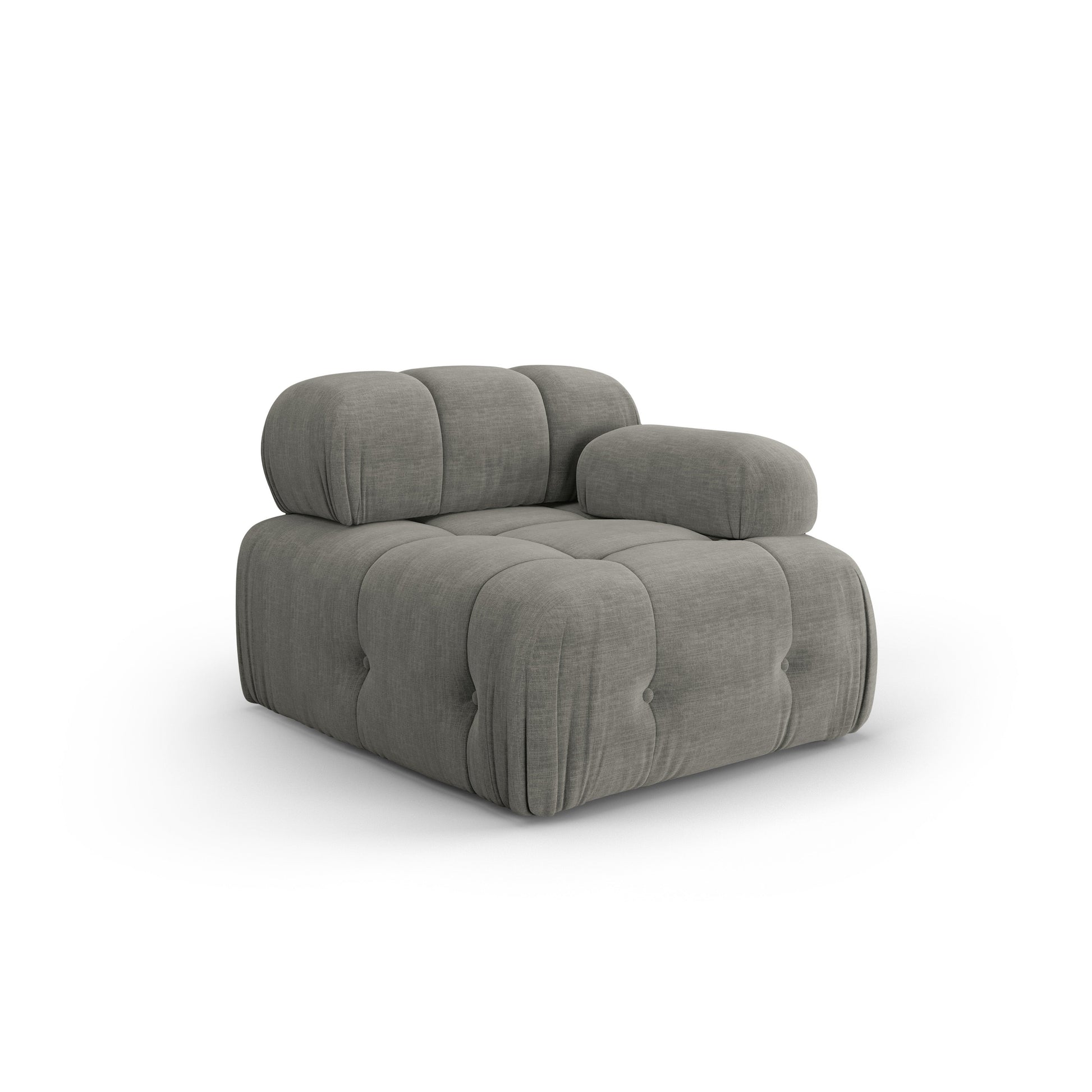 Sofa - krēsls Cosmopolitan Design  Ferento 96x96x71 cm pelēks - N1 Home