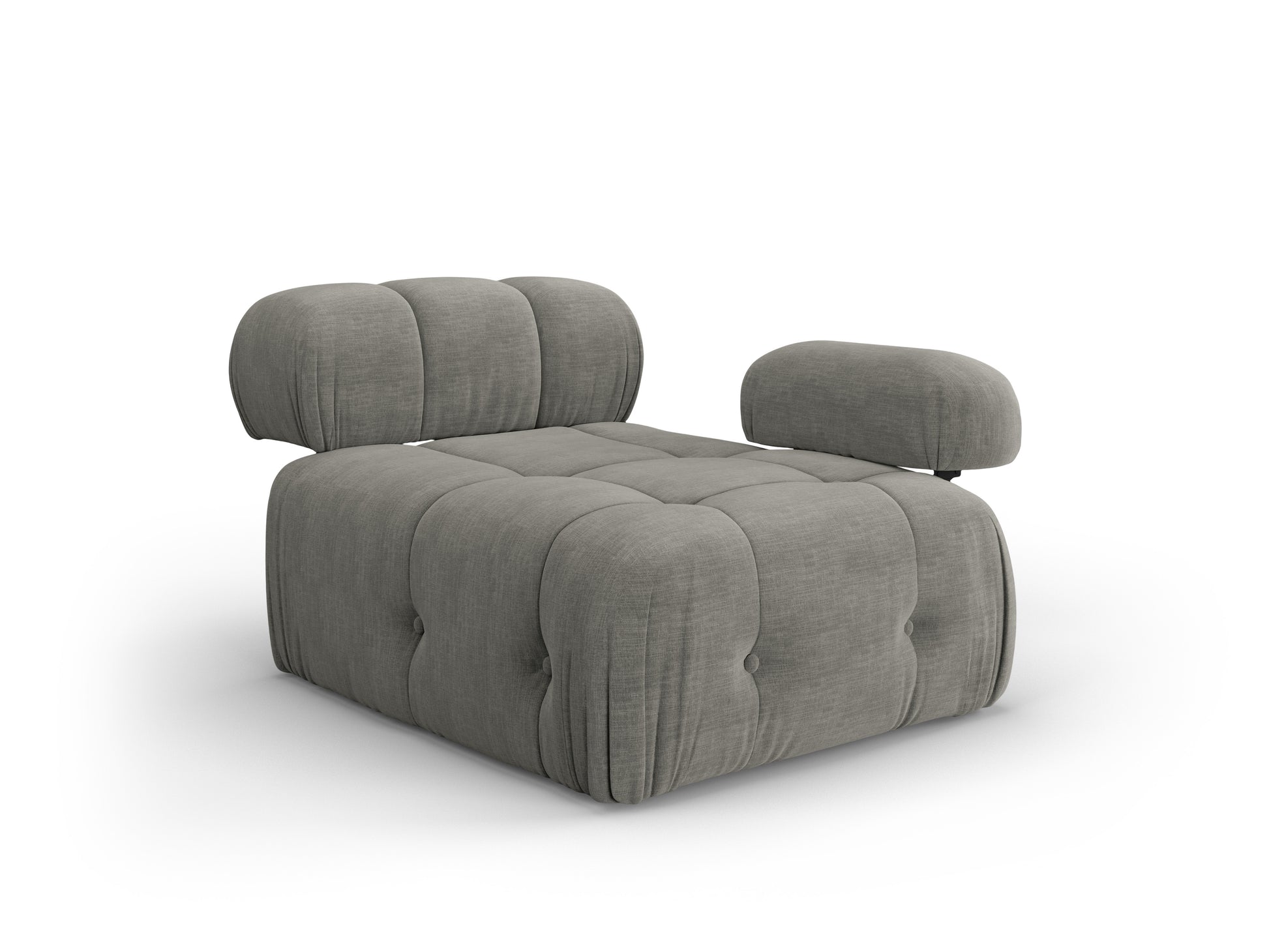 Sofa - krēsls Cosmopolitan Design  Ferento 96x96x71 cm pelēks - N1 Home