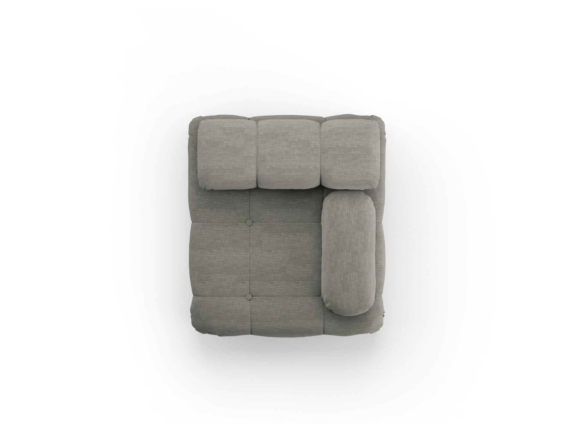 Sofa - krēsls Cosmopolitan Design  Ferento 96x96x71 cm pelēks - N1 Home
