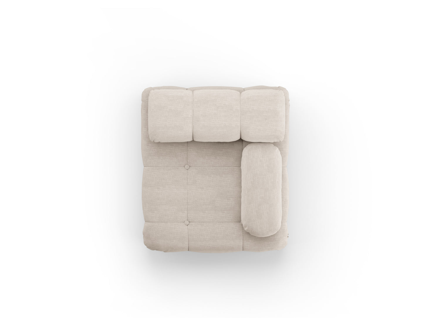 Sofa - krēsls Cosmopolitan Design  Ferento 96x96x71 cm krēms - N1 Home