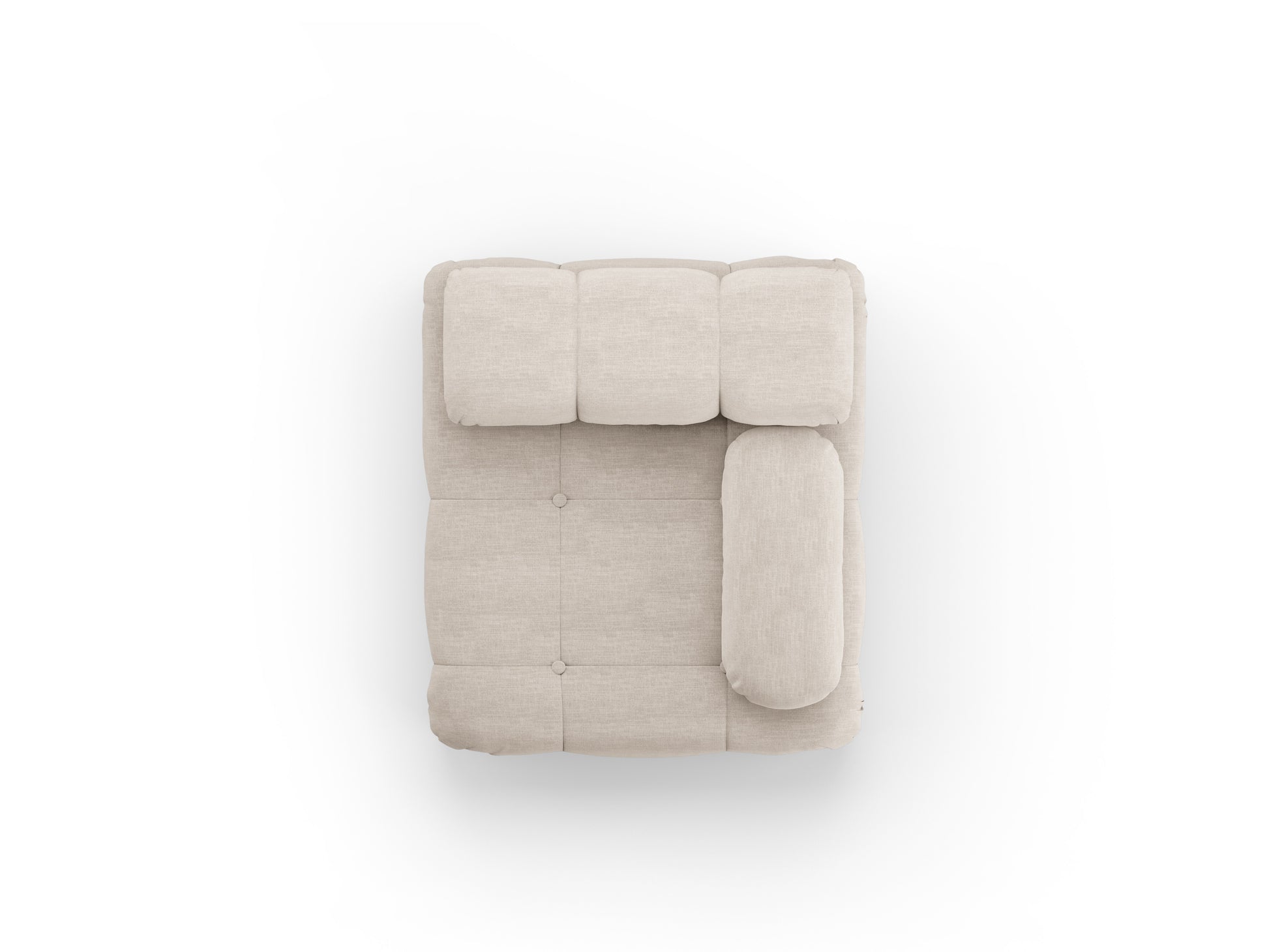 Sofa - krēsls Cosmopolitan Design  Ferento 96x96x71 cm krēms - N1 Home