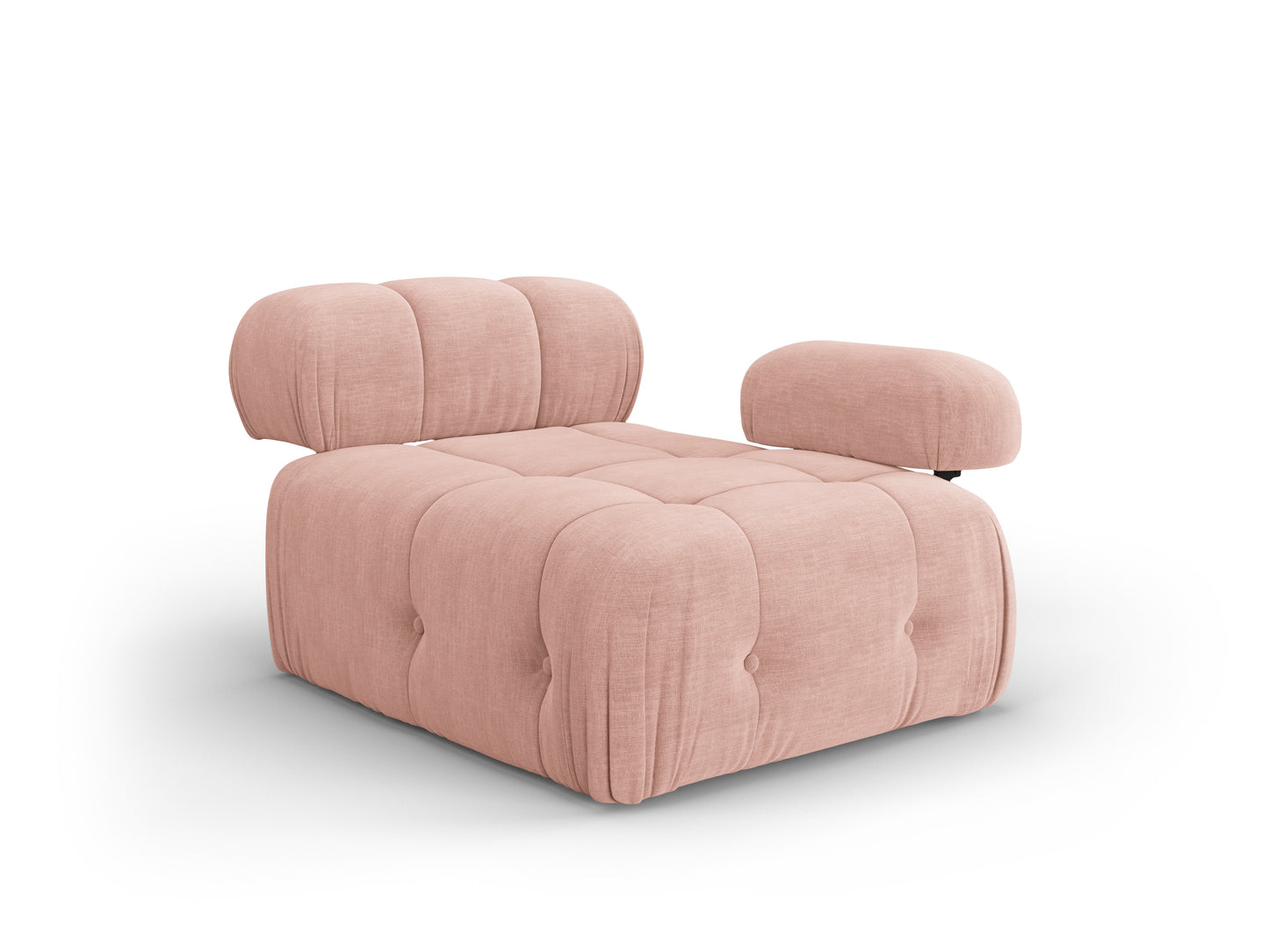 Sofa - krēsls Cosmopolitan Design  Ferento 96x96x71 cm rozā - N1 Home