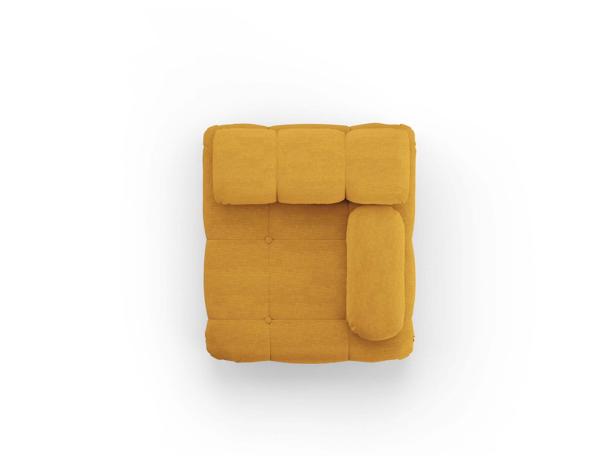 Sofa - krēsls Cosmopolitan Design  Ferento 96x96x71 cm sinepes - N1 Home
